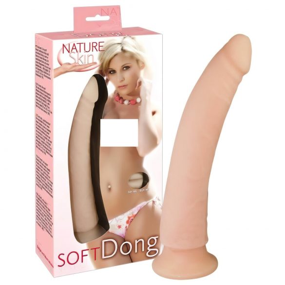 Nature Skin - Flexibele dildo (natuurlijk)