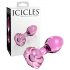 Icicles Nr. 48 - glazen anaal bloem (roze)