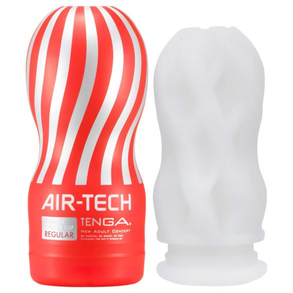 TENGA Air Tech Regular - herbruikbare masturbator (wit)