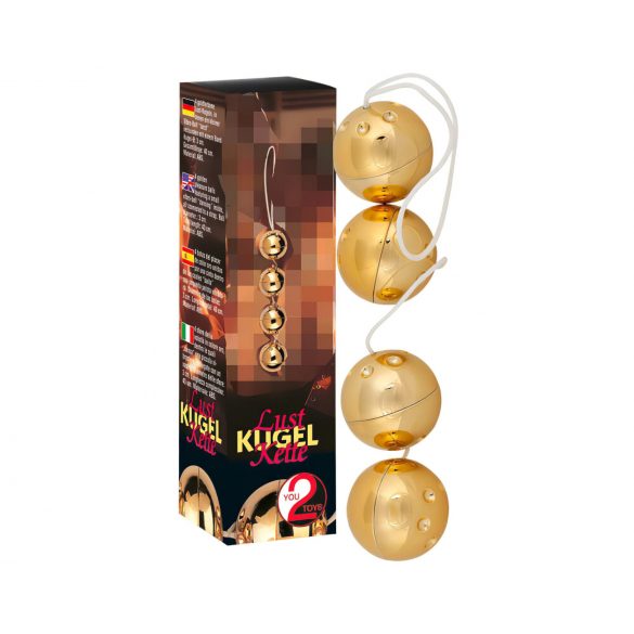 You2Toys - Gouden geishaballetjes