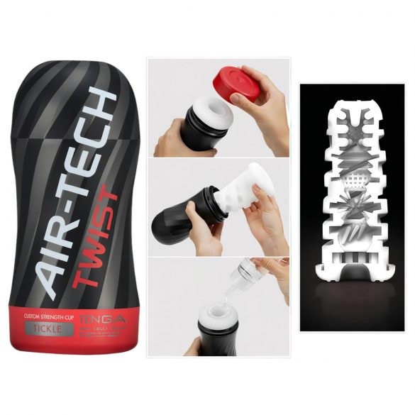 TENGA Air Tech Twist Tickle - Verwen je zintuigen!