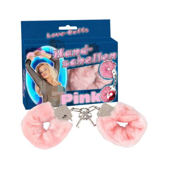 You2Toys - Roze pluche handboeien