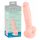 Medisch siliconen dildo (18 cm) - naturel