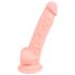 Medisch siliconen dildo (18 cm) - naturel