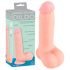 Medisch - rechte siliconen dildo (20cm) - natuurlijk