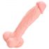 Medische siliconen dildo (24cm) - natuurlijk