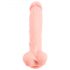 Medische siliconen dildo (24cm) - natuurlijk