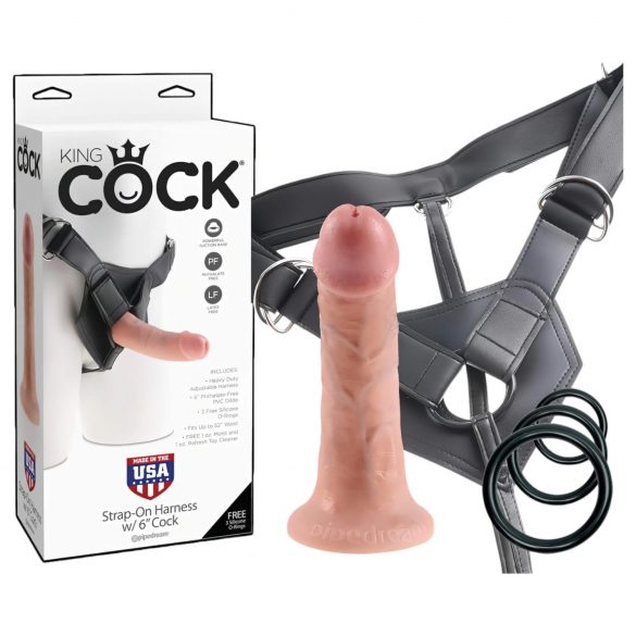 King Cock Strap-on 6 - realistisch comfort in elke beweging