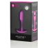 b-Vibe Snug Plug 1 - Anale plug met gewicht (55g) - roze