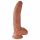 King Cock 9" bruine dildo met ballen (23 cm)