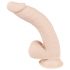 Nature Skin - levensecht zuignap dildo - natuurlijk (medium)