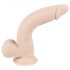 Nature Skin - levensecht zuignap dildo - natuurlijk (medium)