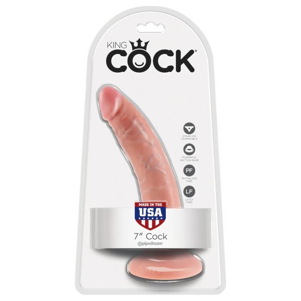 King Cock 7 Dildo (18 cm) - natuurlijk