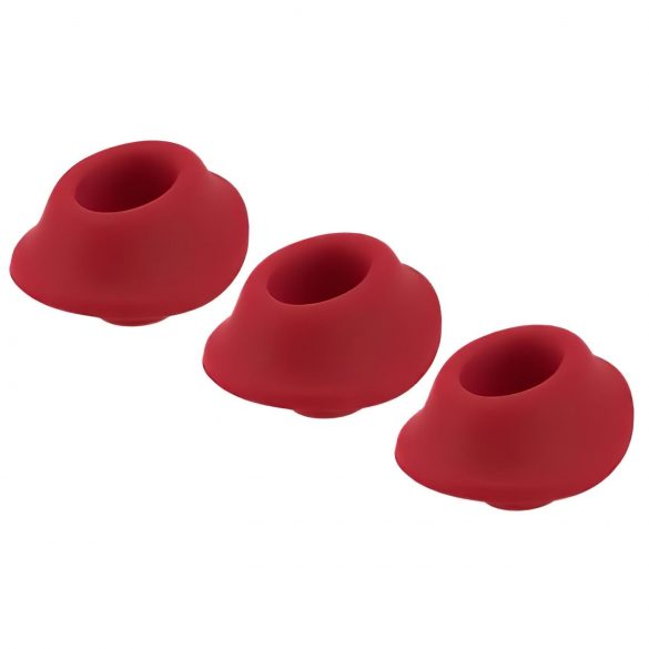 Womanizer Premium S - Reserve opzetstuk set - rood (3 stuks)