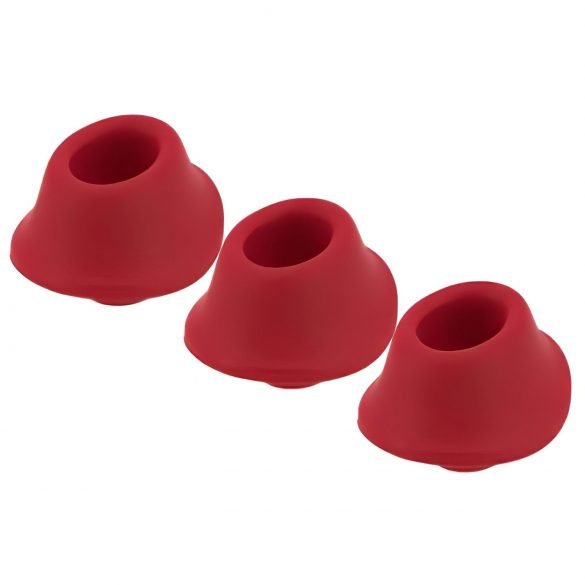 Womanizer Premium M - vervangbare zuigkoppen set - rood (3 stuks)