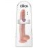 King Cock 14 ballen dildo (35cm) - natuur