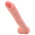 King Cock 14 ballen dildo (35cm) - natuur