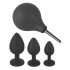 Black Velvet - Anale plug set (4-delig) - Zwart