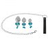 You2Toys - Anale Plug Set met Leash (Zilver)