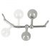 You2Toys Bondage Plug - metalen expander ballen (149g) - zilver