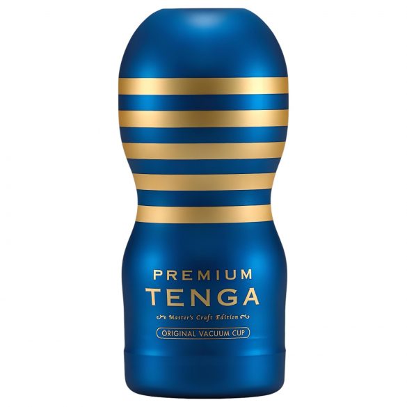 TENGA Premium Original - wegwerp masturbator (blauw)