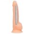 Naked Addiction 8 - zuignap, levensechte dildo (20 cm)