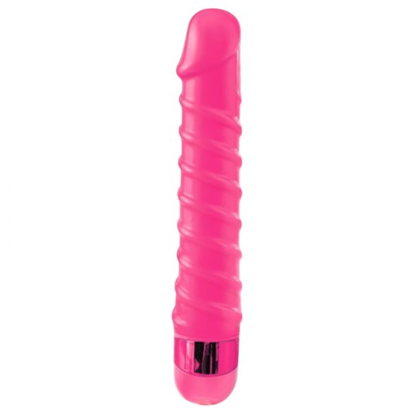 Classix Candy Twirl - Sexy Spiraal Dildo Vibrator (roze)