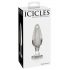 Icicles No. 26 - kegel, glazen anaalplug (transparant)