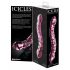 Icicles No. 55 - Dubbelzijdig G-spot glas dildo (roze)