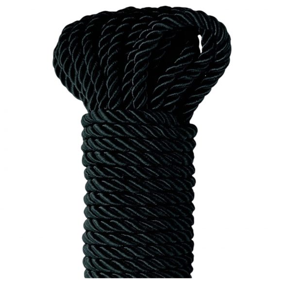 Fetish Zijdezachte Touw - Shibari - 10m (zwart)