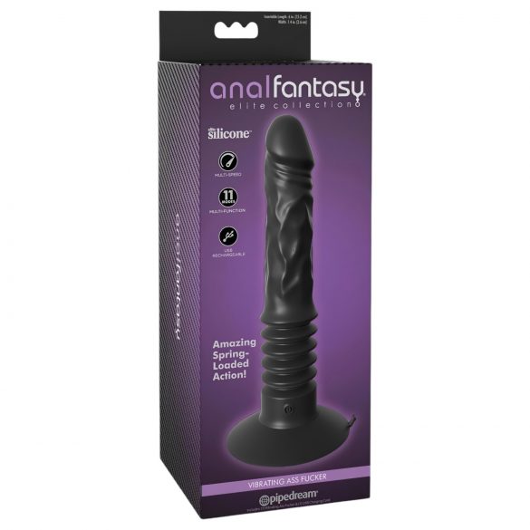 Analfantasy Accu Vibrator - Zwarte Anale Verwennerij