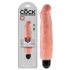 King Cock 7" Stiffy - Waterdichte Realistische Vibrator (18cm) - Naturaal