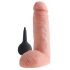 King Cock 8 - Realistische Sproeidildo (20cm) - Naturel