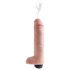 King Cock 10 - Levensgetrouwe spuitdildo (25cm) - Huidkleurig