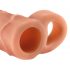 X-TENSION Perfect 1 - penis huls met ring (17,7cm) - naturel