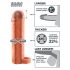 X-TENSION Perfect 1 - penis huls met ring (17,7cm) - naturel