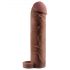 X-TENSION Perfect 2 - Penis huls met ring 19cm - donker natuurlijk