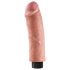 King Cock 8 - Buigzame, levensechte vibrator (25cm)