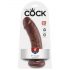 Koninklijke Cock 20cm dildo - bruin