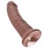 Koninklijke Cock 20cm dildo - bruin