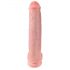 King Cock 15 - zuignap dildo met ballen (38cm) - natuurlijk