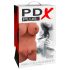 PDX Perfect DD's - torso met 2 genotsopeningen - (bruin)