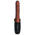 King Cock Plus 7,5 - Bruine trilvibrator met balletjes