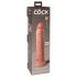 King Cock Elite 9 - Échte dildo (23cm) met zuignap - Naturel