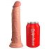 King Cock Elite 9 - Échte dildo (23cm) met zuignap - Naturel