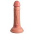 King Cock Elite 6 - levensechte vibrator 15cm (donkere tint)