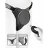 Body Dock G-punt Pro - draadloze strap-on (zwart)