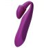 BeauMents Samen - oplaadbare, waterdichte paren vibrator (paars)