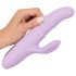 SMILE Thrusting - Roterende & stuwende vibrator met clitorisstimulator (paars)