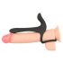 Black Velvet - 2in1 Duo Vibrator & Penisring Oplaadbaar (zwart)